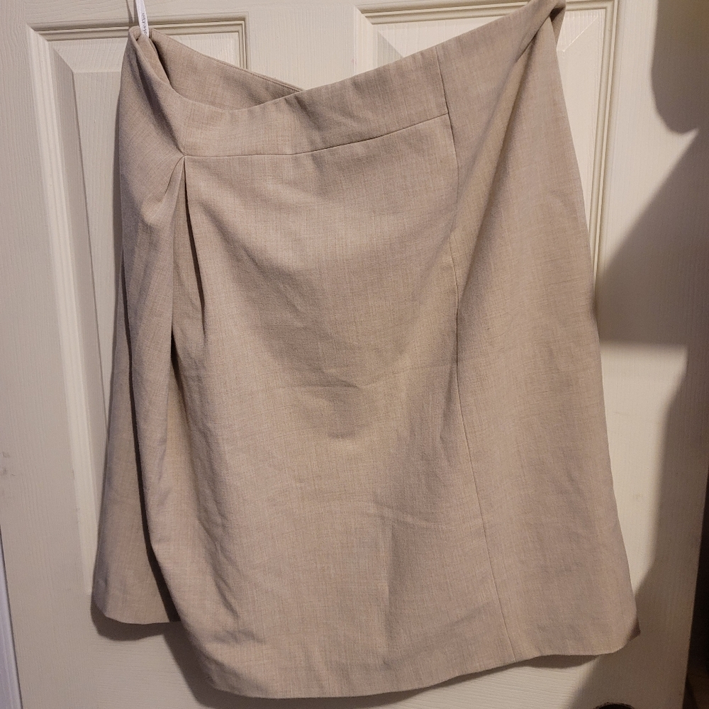 Calvin Klein beige skirt size 14